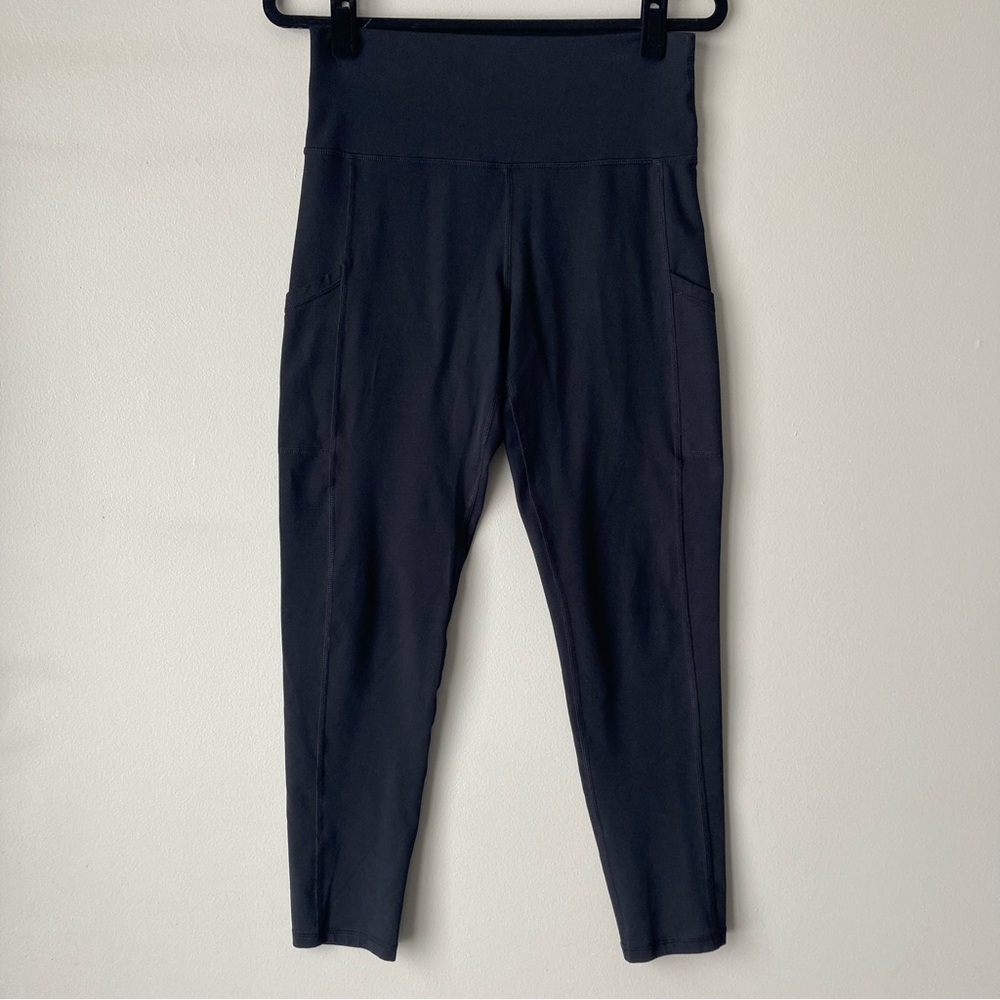 Aerie High Waist Comfy‎ Black Leggings Women’s Large